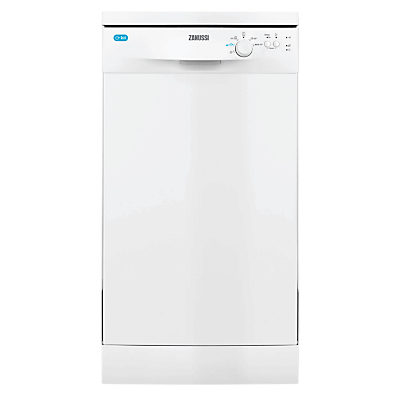 Zanunssi ZDS12002WA Freestanding Slimline Dishwasher, White Zanunssi ZDS12002WA Freestanding Slimline Dishwasher, White